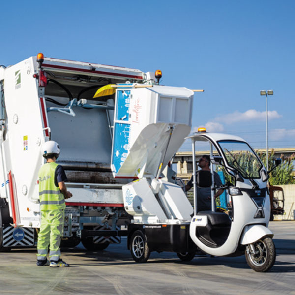 Electric Three Wheeler for Garbage Collecting, Ioneletric Series