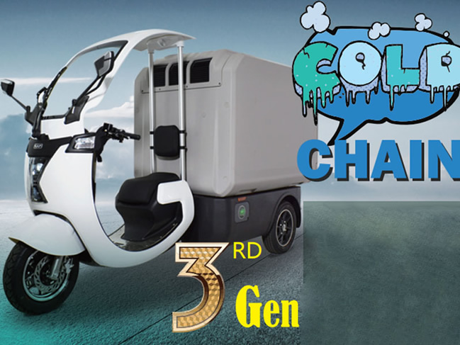 Cold Chain Logistics Electric 3 Wheeler