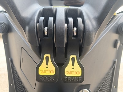 Twin control levers