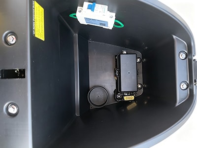 Storage compartment interior