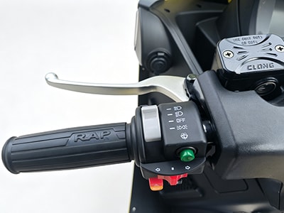 Left handlebar controls